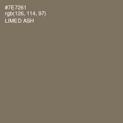 #7E7261 - Limed Ash Color Image